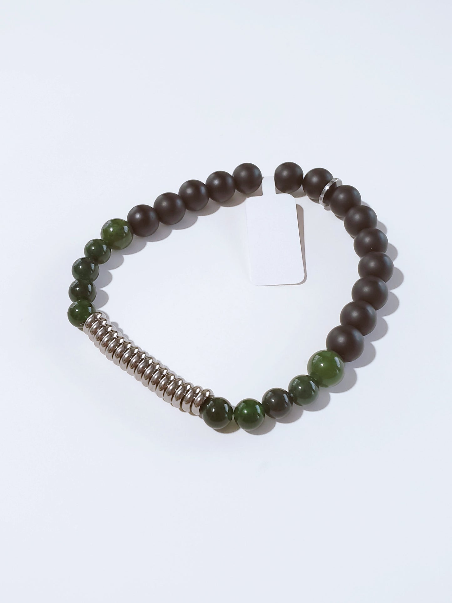 Men's bracelet with Green Quartz - K.Beloved LLC